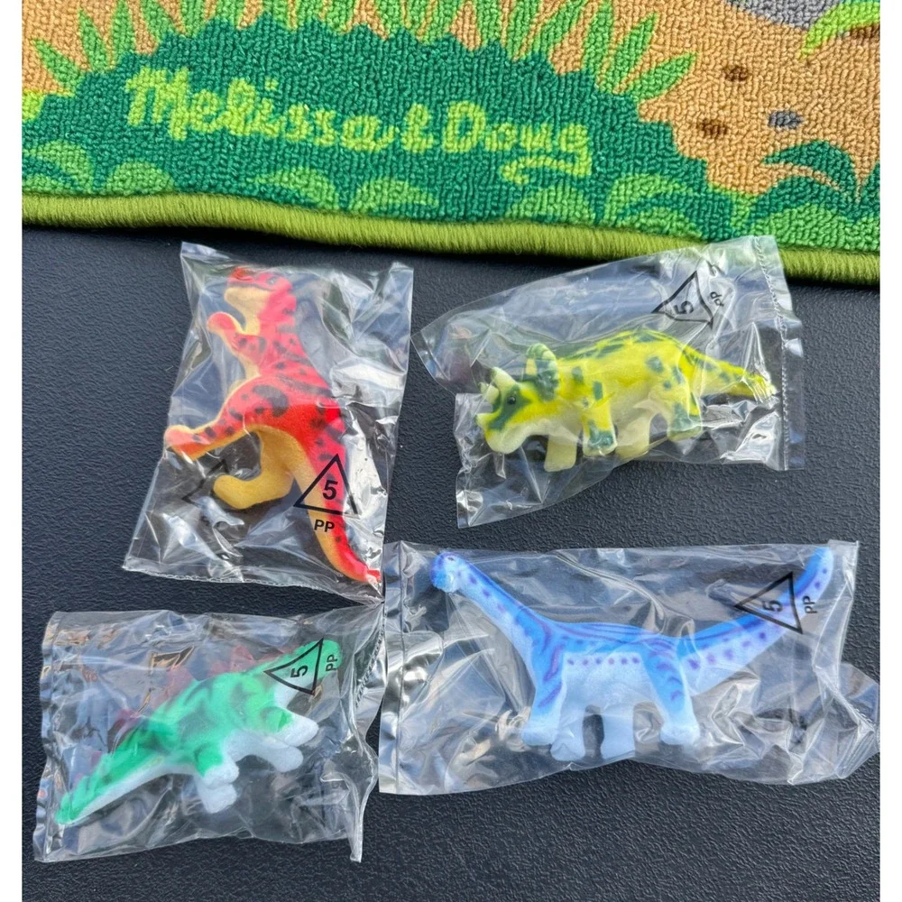 Melissa & Doug Dinosaur Play Rug Kids Prehistoric Set with Figures New